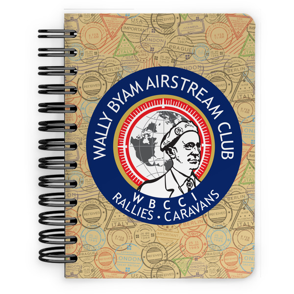 Custom Wally Byam Airstream Club logo Spiral Notebook - 5" x 7"