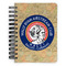 Wally Byam Airstream Club logo Spiral Notebook - 5" x 7"