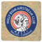Wally Byam Airstream Club logo Square Rubber Backed Coaster - Single