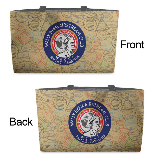 Wally Byam Airstream Club logo Tote w/Black Handles - Front & Back Views