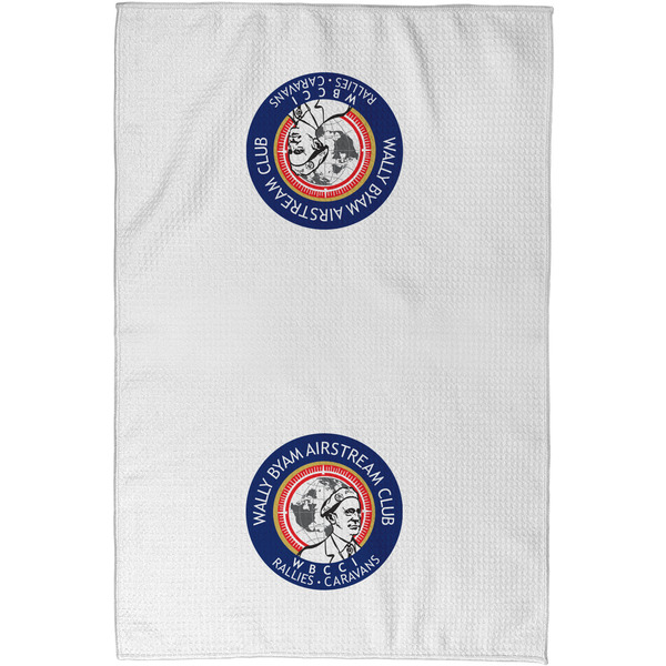 Wally Byam Airstream Club logo Waffle Towel - Partial Print - Approval Image
