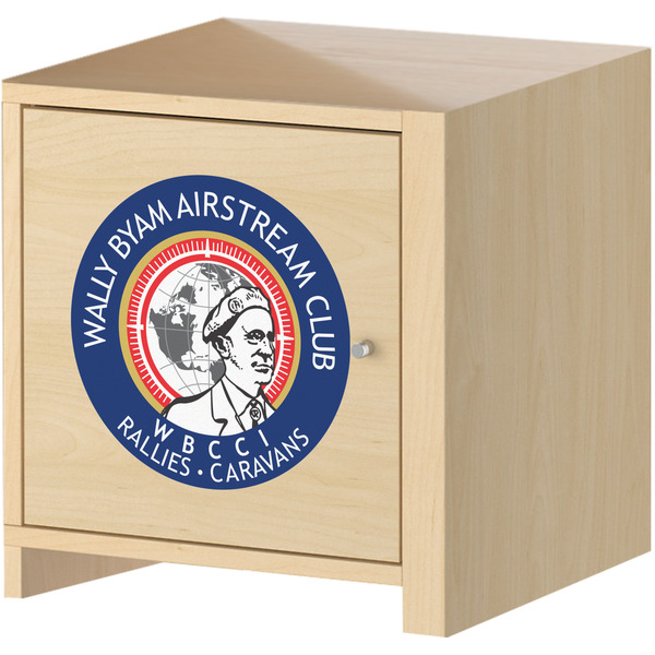 Wally Byam Airstream Club logo Wall Graphic on Wooden Cabinet