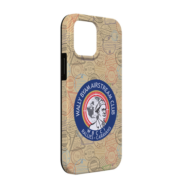Custom Wally Byam Airstream Club logo iPhone Case - Rubber Lined - iPhone 13