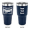 Silver in the Sierra '24 Rally 30 oz Stainless Steel Tumbler - Navy - Double-Sided
