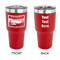 Silver in the Sierra '24 Rally 30 oz Stainless Steel Tumbler - Red - Double-Sided