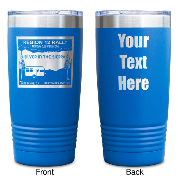 Silver in the Sierra '24 Rally Blue Polar Camel Tumbler - 20oz - Double Sided - Approval