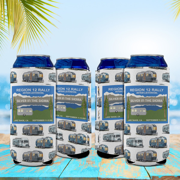 Silver in the Sierra '24 Rally Can Cooler - 16oz - Set of 4 - In Context