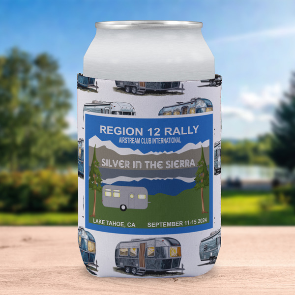 Silver in the Sierra '24 Rally Can Cooler - Standard 12oz - In Context