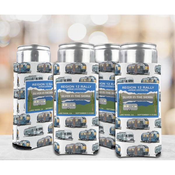 Silver in the Sierra '24 Rally Can Cooler - Tall 12oz - Set of 4 - In Context