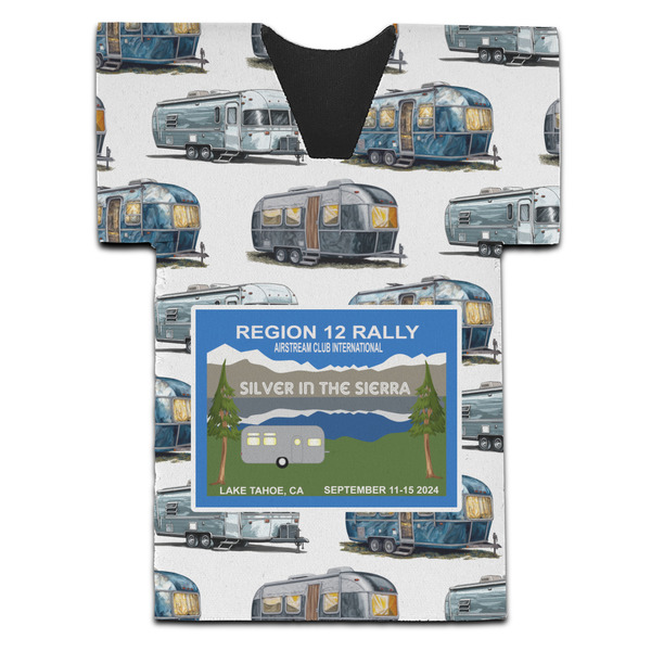 Silver in the Sierra '24 Rally Jersey Bottle Cooler - Set of 4 - FRONT (flat)