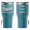 Silver in the Sierra '24 Rally RTIC Tumbler - Dark Teal - Laser Engraved - Double-Sided