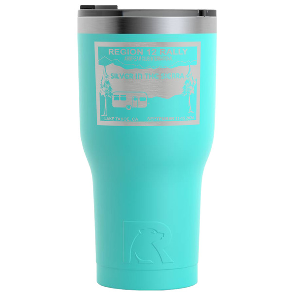 Silver in the Sierra '24 Rally RTIC Tumbler - Teal - Front