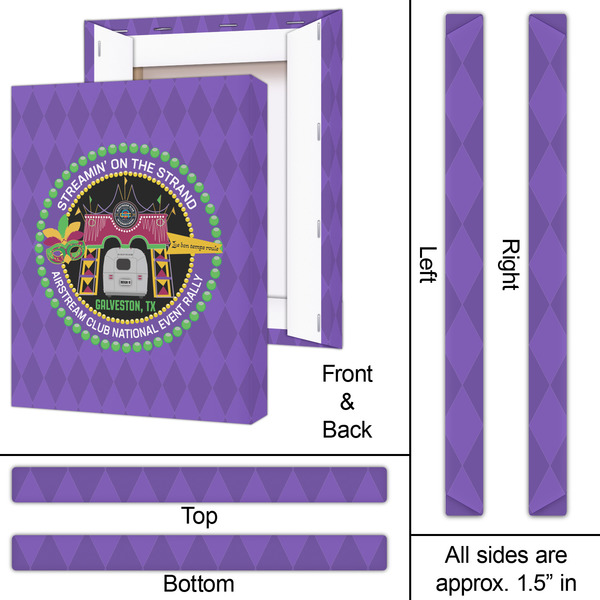 Streamin' on the Strand 16x20 - Canvas Print - Approval