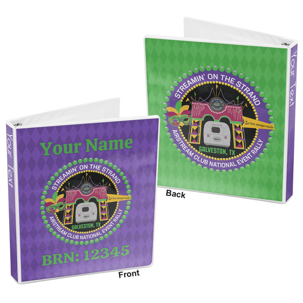 Streamin' on the Strand 3-Ring Binder - 1" - Front and Back