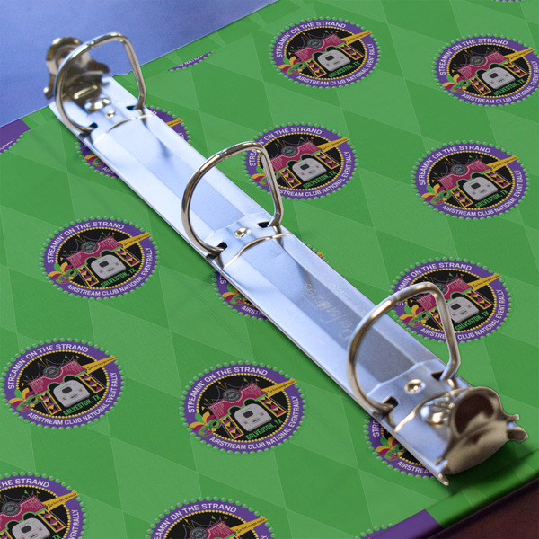 Streamin' on the Strand 3 Ring Binders - Full Wrap - 1" - Detail