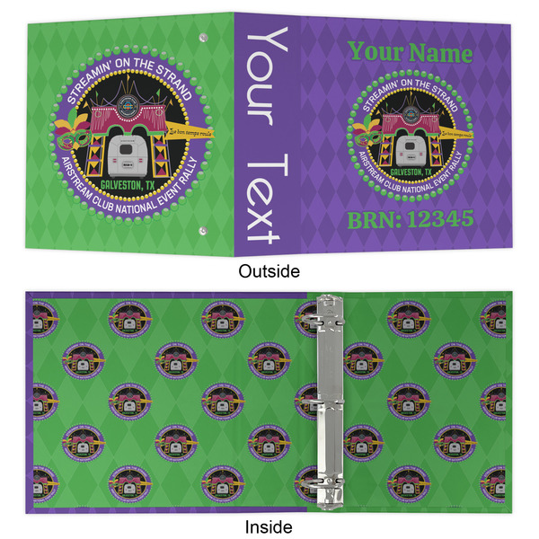 Streamin' on the Strand 3 Ring Binders - Full Wrap - 2" - Approval