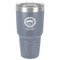 Streamin' on the Strand 30 oz Stainless Steel Tumbler - Grey - Single-Sided