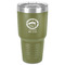 Streamin' on the Strand 30 oz Stainless Steel Tumbler - Olive - Single-Sided