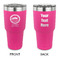 Streamin' on the Strand 30 oz Stainless Steel Tumbler - Pink - Double-Sided