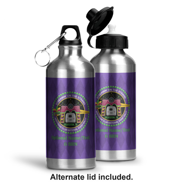 Streamin' on the Strand Aluminum Water Bottle - Alternate lid options