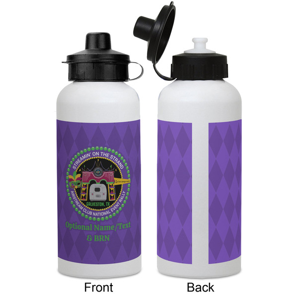 Streamin' on the Strand Aluminum Water Bottle - White APPROVAL