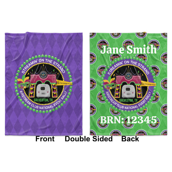 Streamin' on the Strand Baby Blanket (Double Sided - Printed Front and Back)