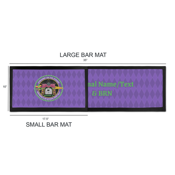 Streamin' on the Strand Bar Mats - Sizing Chart