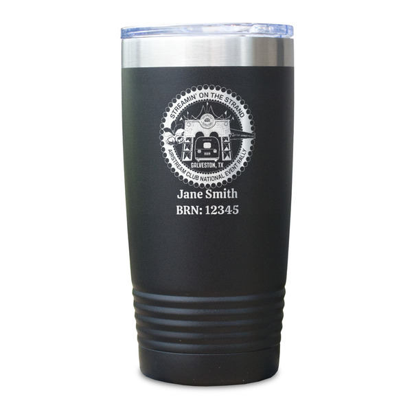 Streamin' on the Strand Black Polar Camel Tumbler - 20oz - Single Sided - Approval