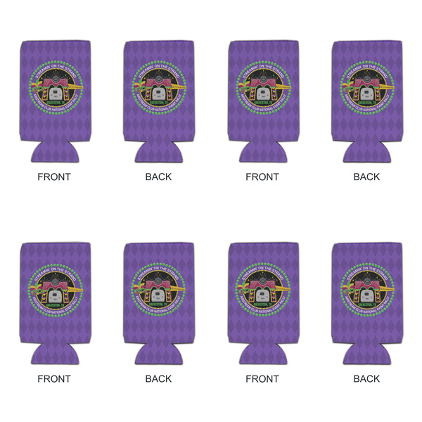 Streamin' on the Strand Can Cooler - 16oz - Set of 4 - Front & Back