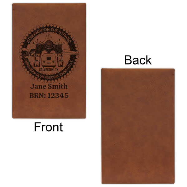 Streamin' on the Strand Cognac Leatherette Journal - Single Sided - Apvl