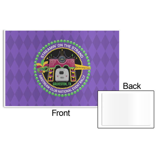 Streamin' on the Strand Disposable Paper Placemat - Front & Back