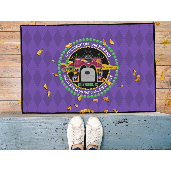 Streamin' on the Strand Door Mat - 36"x24" - Lifestyle