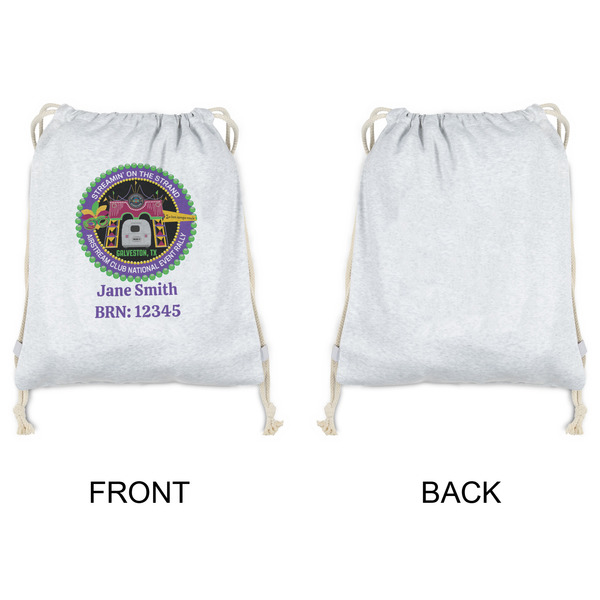 Streamin' on the Strand Drawstring Backpacks - Sweatshirt Fleece - Single Sided - APPROVAL