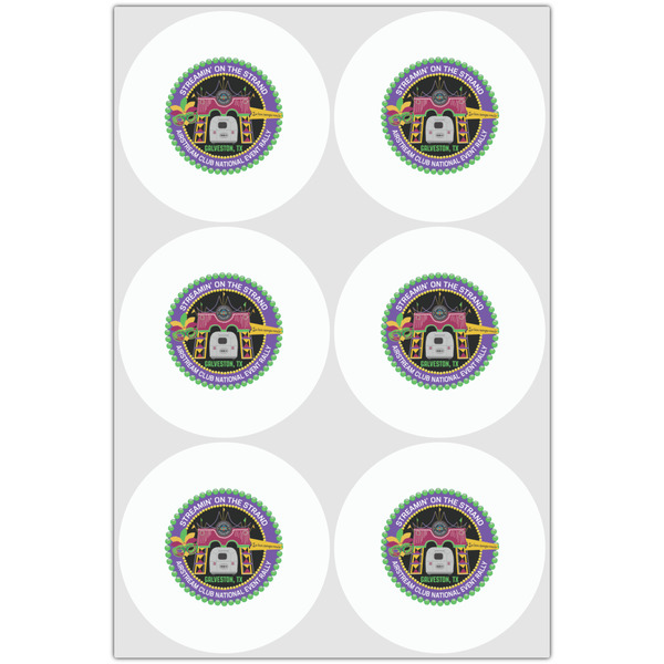 Streamin' on the Strand Drink Topper - Large - Set of 6