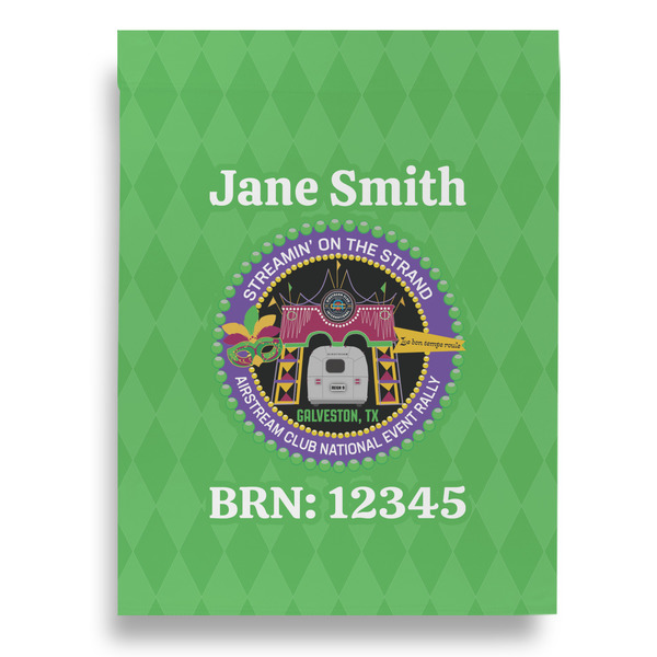 Streamin' on the Strand Garden Flags - Large - Double Sided - BACK