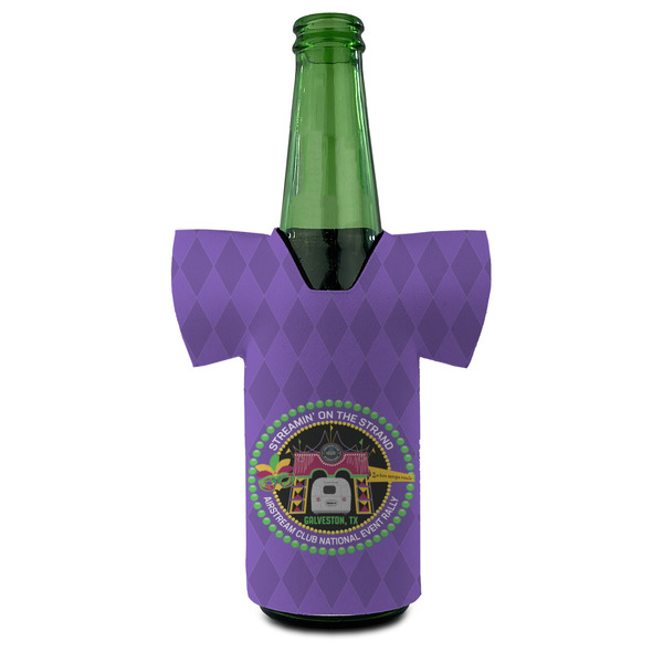 Streamin' on the Strand Jersey Bottle Cooler - FRONT (on bottle)