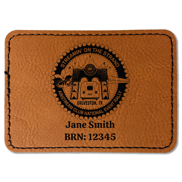 Streamin' on the Strand Leatherette Patches - Rectangle