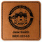 Streamin' on the Strand Faux Leather Iron On Patch - Square