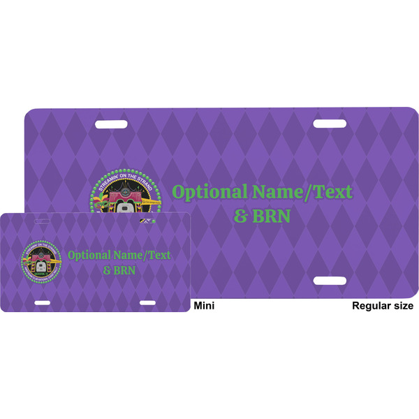 Streamin' on the Strand License Plate - Sizes - Four Holes