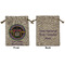 Streamin' on the Strand Burlap Gift Bag - Medium -Double-Sided
