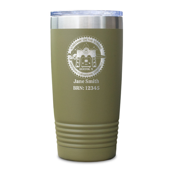 Streamin' on the Strand Olive Polar Camel Tumbler - 20oz - Single Sided - Approval