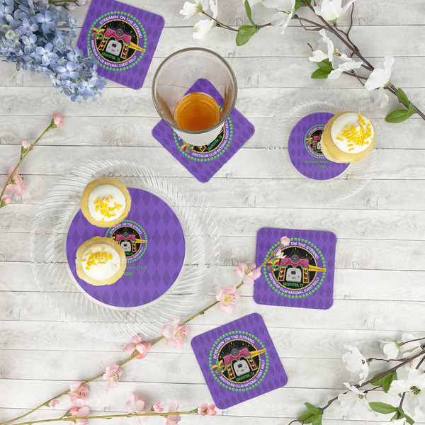 Streamin' on the Strand Paper Coasters - In Context