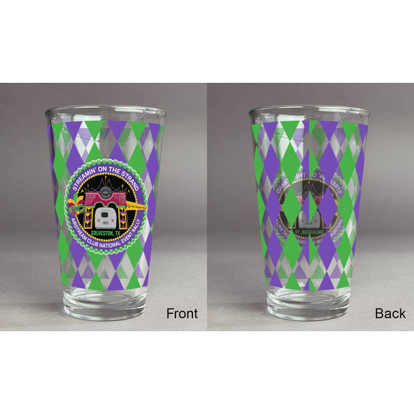 Streamin' on the Strand Pint Glass - Full Fill w Transparency - Approval