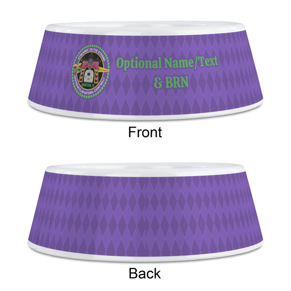 Streamin' on the Strand Plastic Pet Bowls - Medium - Approval