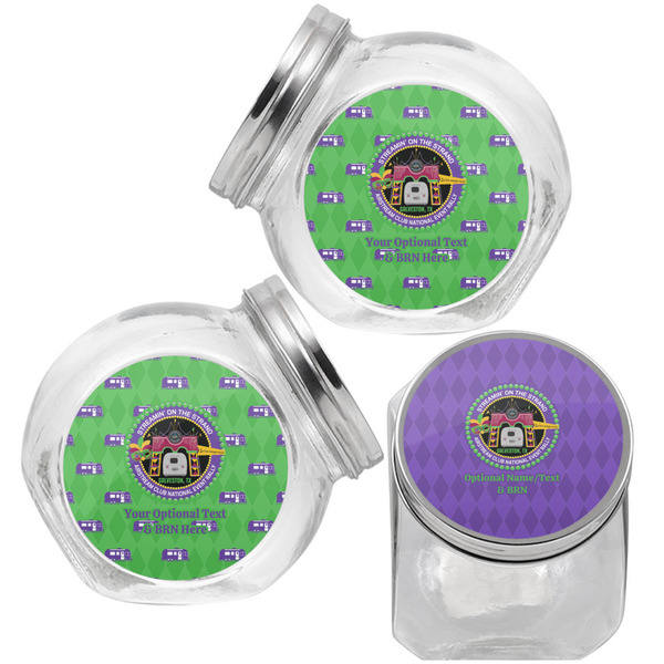 Streamin' on the Strand Puppy Treat Jar - Top Left Right