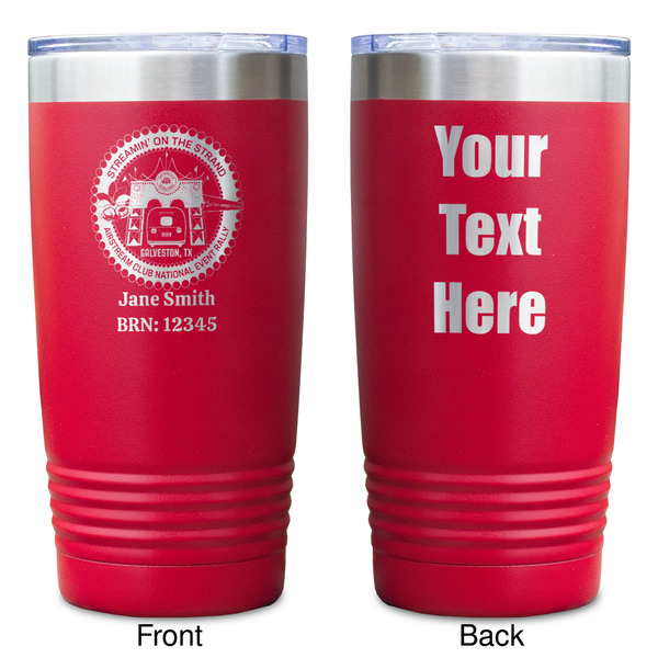 Streamin' on the Strand Red Polar Camel Tumbler - 20oz - Double Sided - Approval
