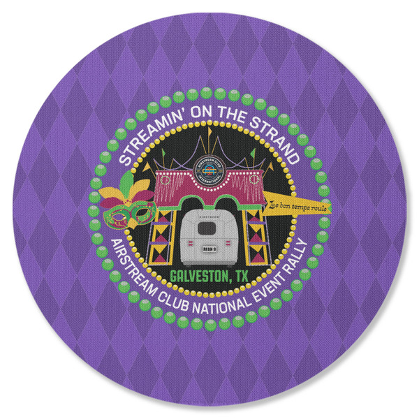 Streamin' on the Strand Round Coaster Rubber Back - Single