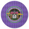 Streamin' on the Strand Round Rubber Backed Coaster - Single
