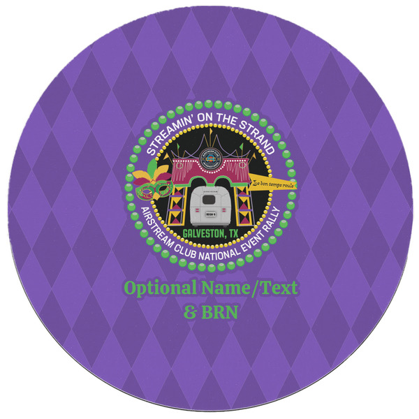 Streamin' on the Strand Round Mousepad - APPROVAL