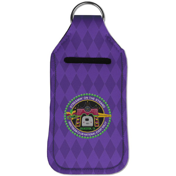 Streamin' on the Strand Sanitizer Holder Keychain - Large (Front)